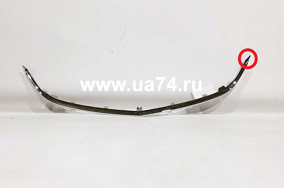 Молдинг решетки радиатора (хром) Opel Astra (J) 2009-2012 (Тайвань / Сломан угол) Дисконт 20%