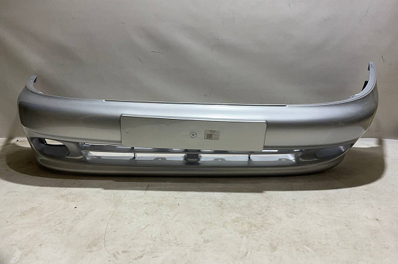 Бампер передний Chevrolet Lanos 2005- Россия Silver (Серебристый металлик) Дисконт 10% (Трещина, деформирован)
