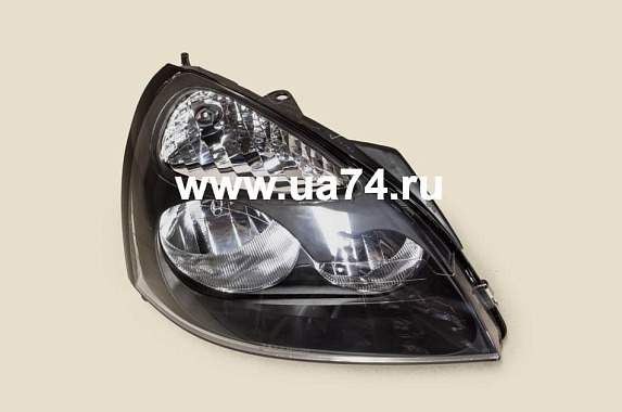 Фара правая черная Renault Symbol 2002-2008 (DEPO / Тайвань)