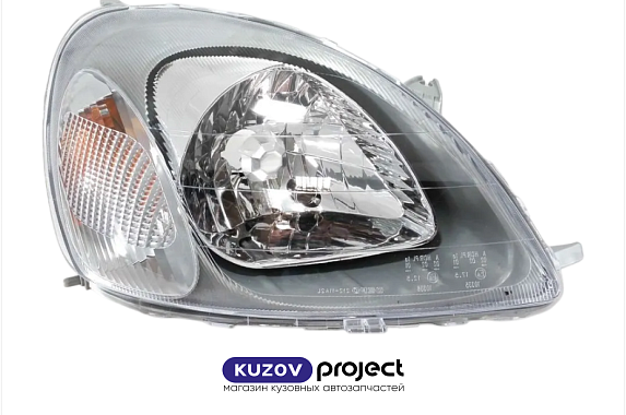 Фара правая с электрическим корректором Toyota Vitz / Yaris 1999-2002 (DEPO / Тайвань)